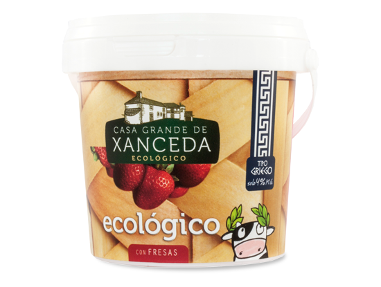 Medio kilo de riquísimo griego ecológico en este cubo