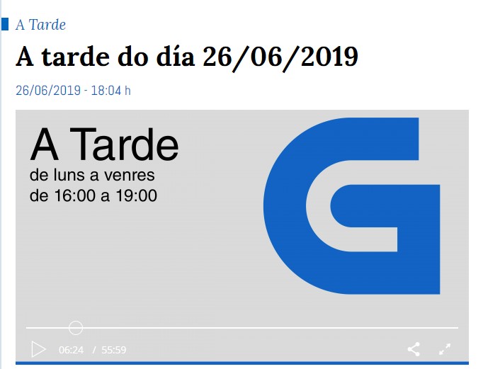Entrevista na Radio Galega a Jessica Rey - Talento en Galicia