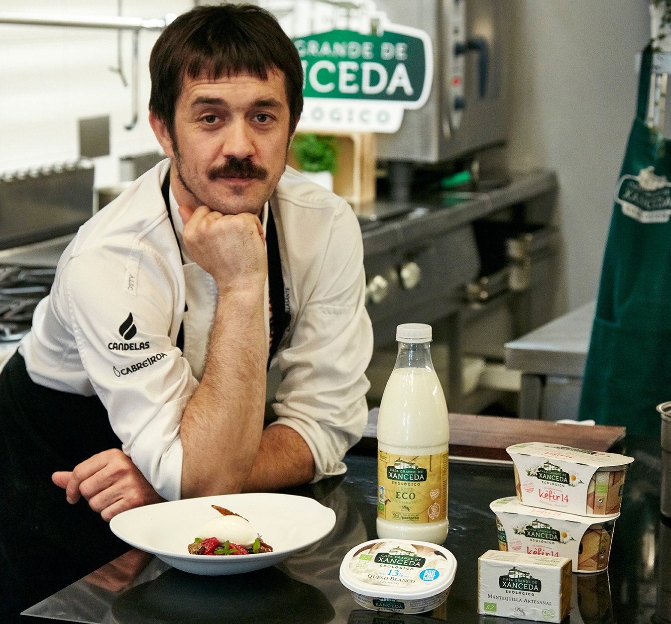 Álvaro Villasante convierte kéfir en helado