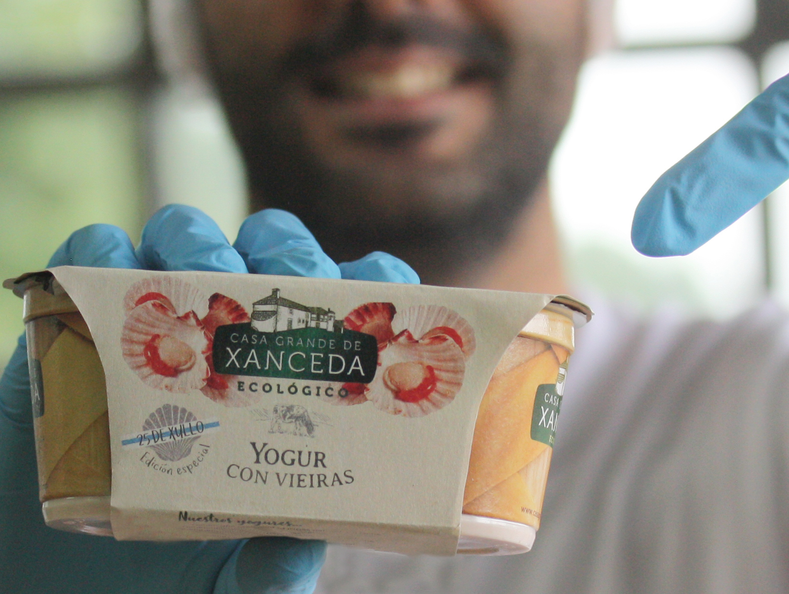 Yogur ecológico con Vieiras