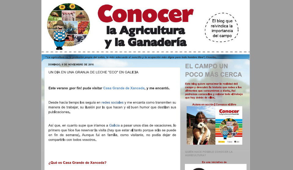 Conocer la Agricultura y la Ganadería