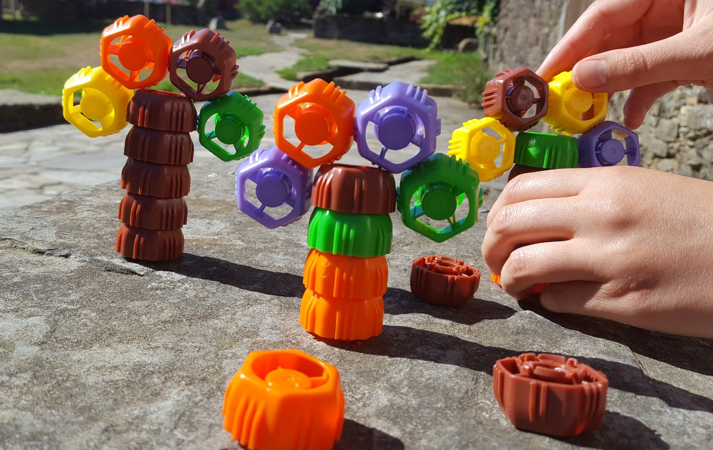 Tapón ladrillo, un tapón para jugar